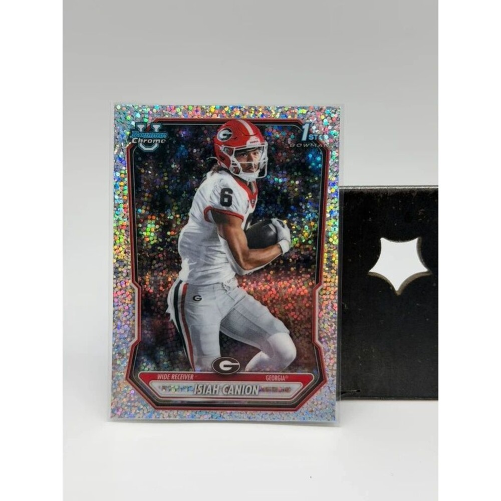 2026 Bowman Chrome Football Isiah Canion 1st Bowman Speckle Refractor #BCP-53